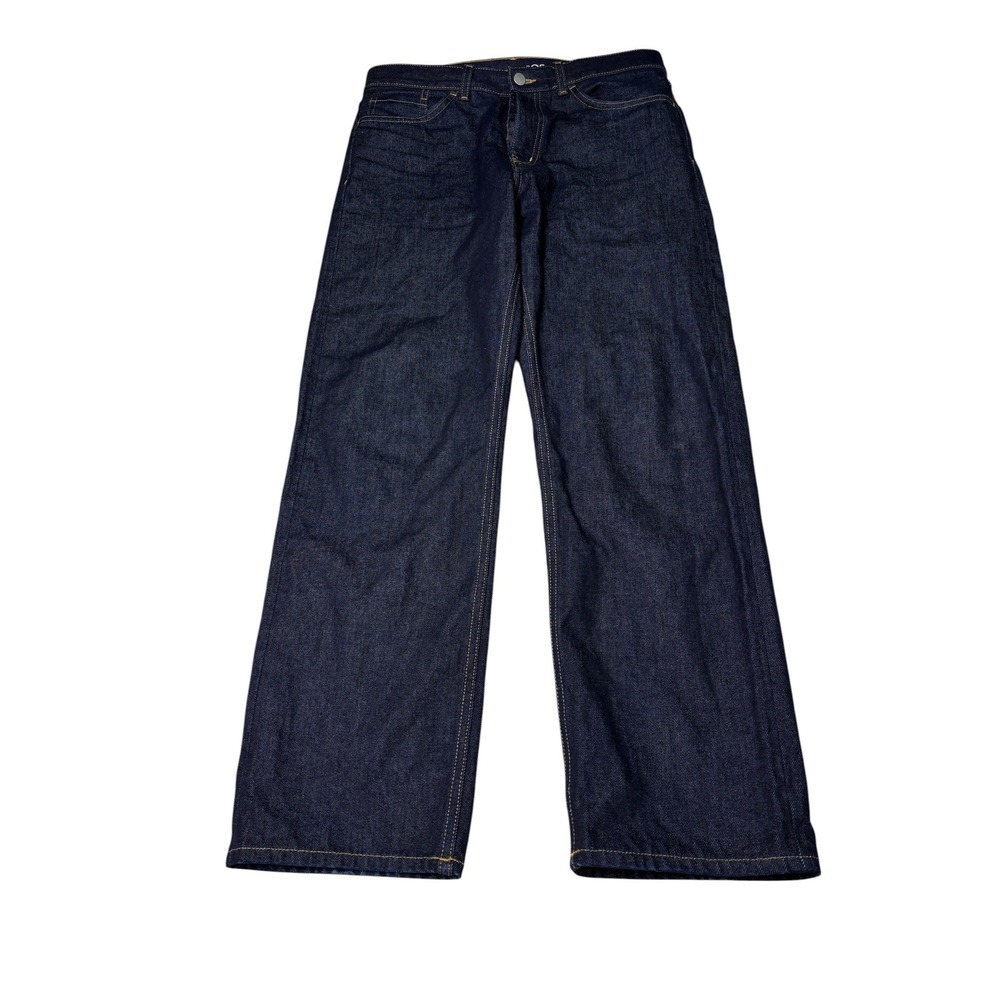 COS Regular Straight Leg Mid Rise Jeans Mens 29/30 Indigo Selvedge 100% Cotton